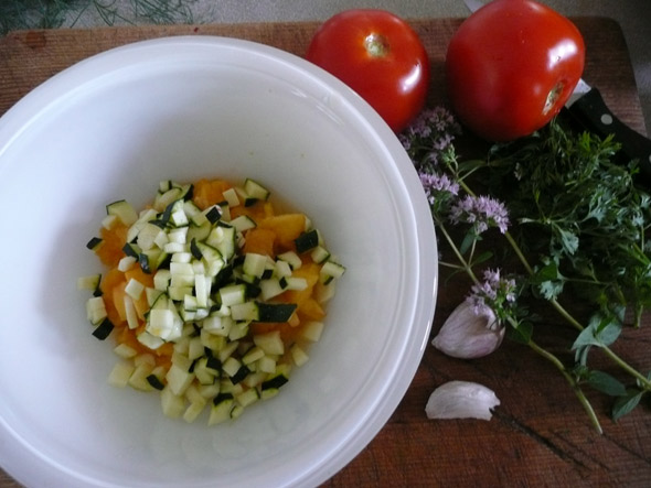 Peach Cilantro Salsa Ingredients