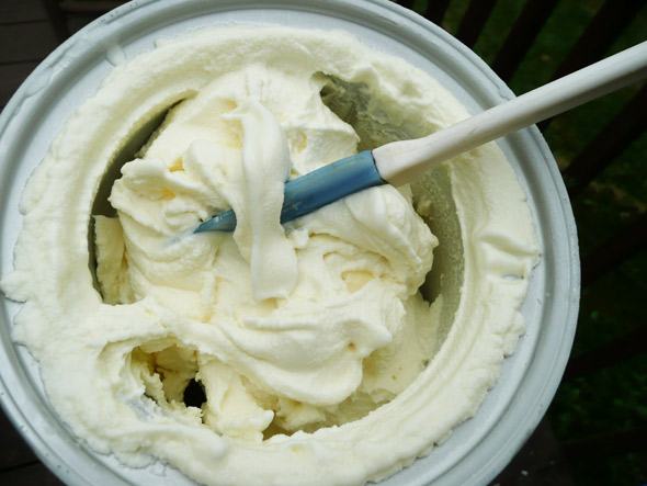 Sweet Corn Ice Cream ... look at that beautiful buttery corn color!