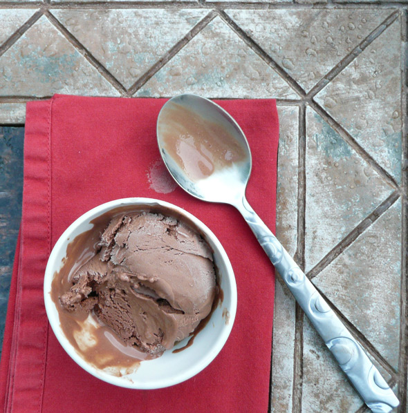 Rich, Creamy Dark Chocolate Milk Stout Ice Cream