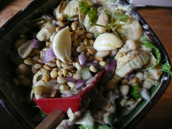 Making Eggplant Burgers