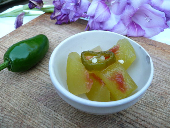 Watermelon Jalapeno Pickles