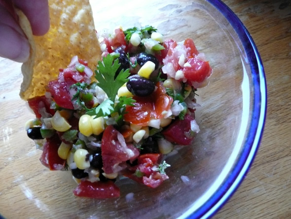 Spicy Corn & Black Bean Salsa