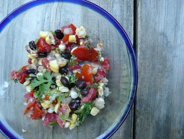 Spicy Corn & Black Bean Salsa