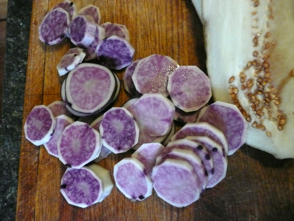 moussaka- potatoes & eggplant slices