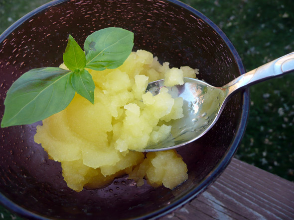 Basil Watermelon Sorbet