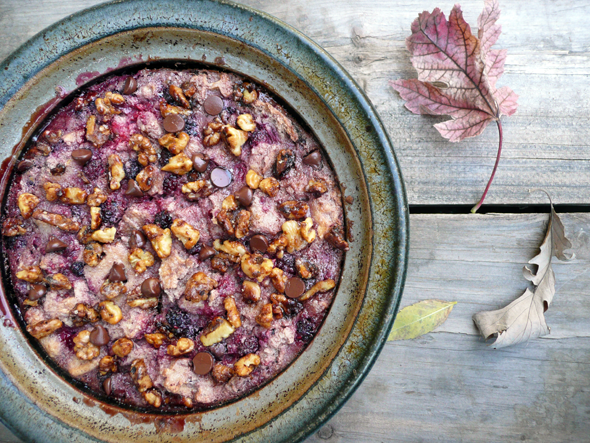 Waffleberry Chocolate Chip Pudding