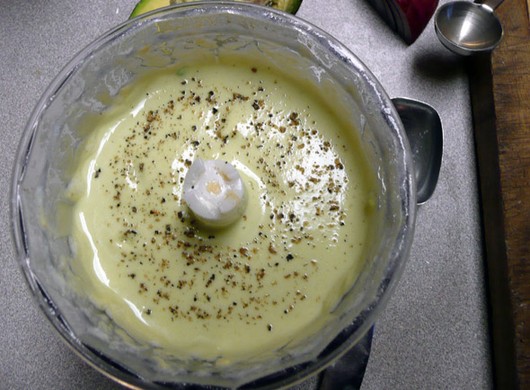 Avocado Tahini Yogurt Salad Dressing