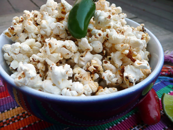 Chile Lime Spiced Popcorn