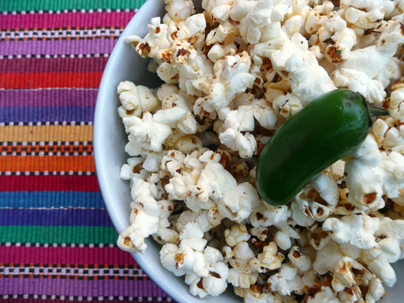 Chile Lime Spiced Popcorn