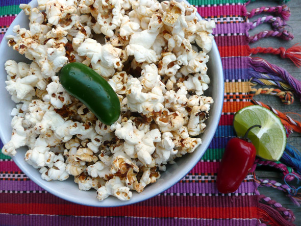 Chile Lime Spiced Popcorn