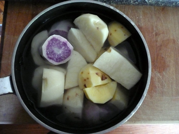 Potatoes, ready to boil