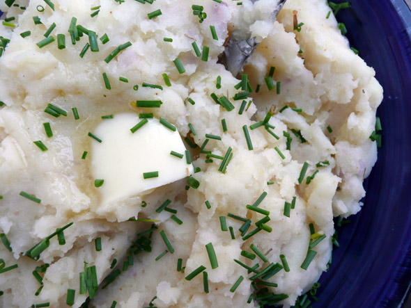 Garlic Buttermilk Mashed Potatoes