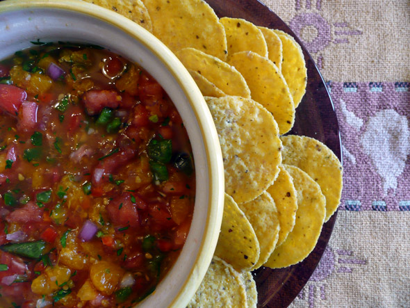 Janet's Citrus Salsa ~ Sumptuous Spoonfuls #salsa #recipe