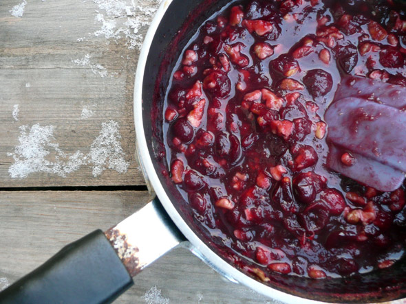 Michael's Maple Walnut Cranberry Sauce