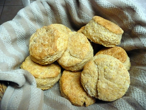 Parmesan Cornmeal Biscuits