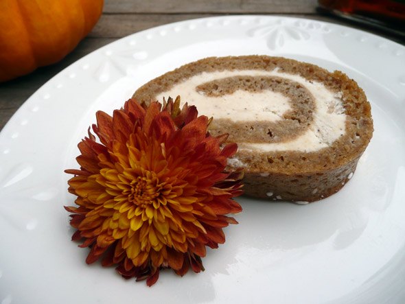 Maple Amaretto Pumpkin Roll