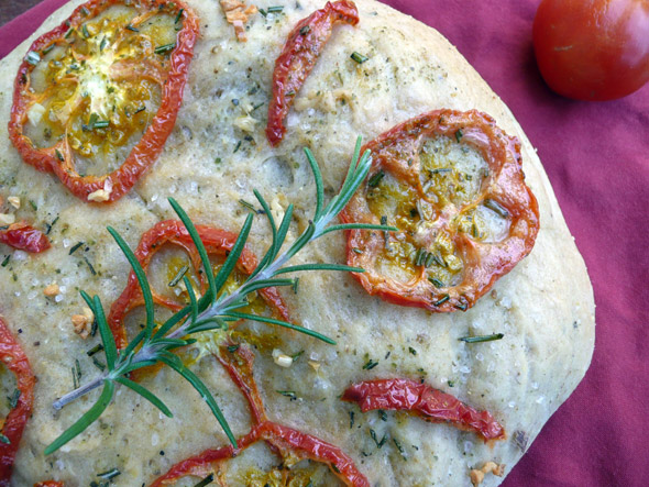 Tomato Rosemary Focaccia