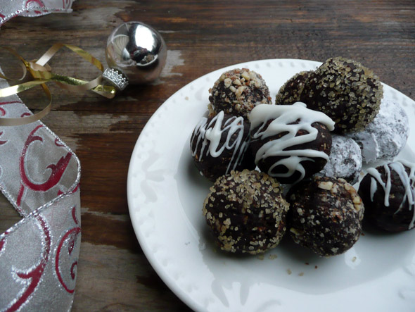 Chocolate Mocha Amaretto Rum Balls