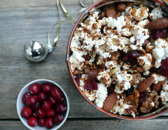 Cranberry Nut Crunch Popcorn