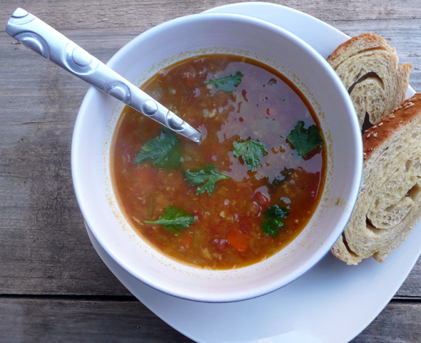 Moroccan Ham Lentil and Chickpea Stew