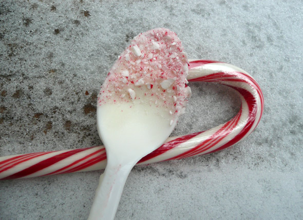 White Chocolate Peppermint Spoon