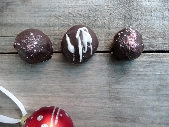 Midnight Peppermint Truffles