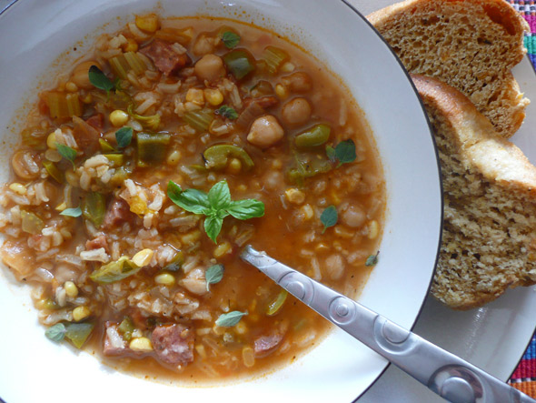 Cajun Andouille Sausage and Vegetable Stew