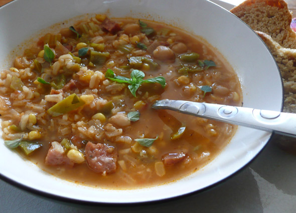 Cajun Andouille Sausage and Vegetable Stew