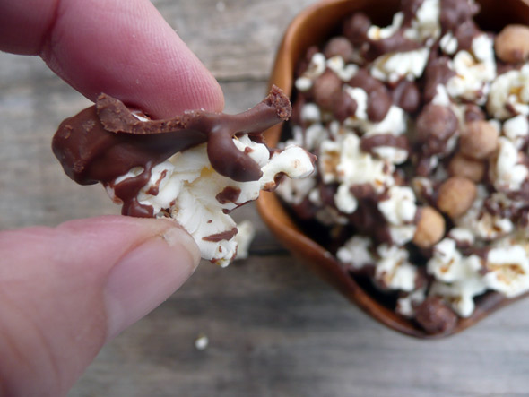 Chocolate Peanut Butter Popcorn