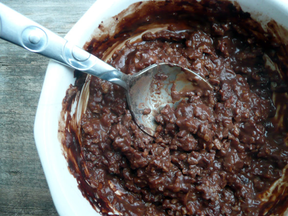 2 minute Dark Chocolate Oatmeal