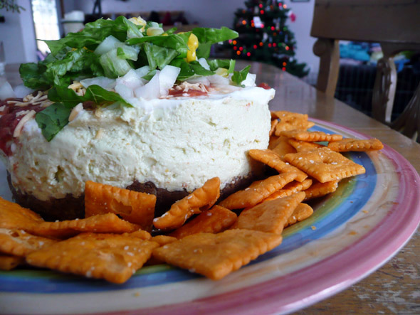 Spicy Mexican Avocado Cheesecake Appetizer