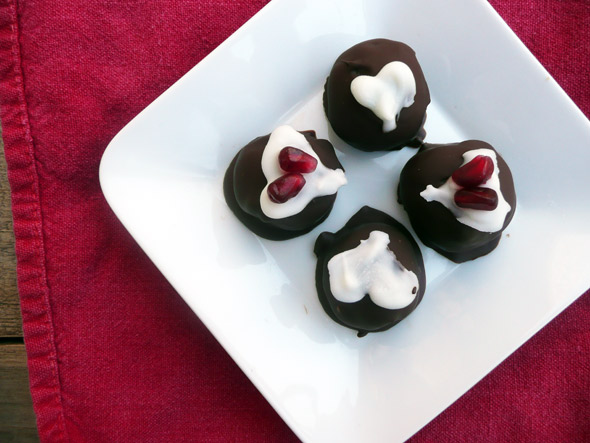 Bailey's Irish Cream Valentine Truffles