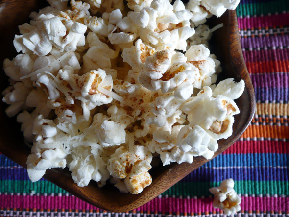 Cheesy Cajun Popcorn