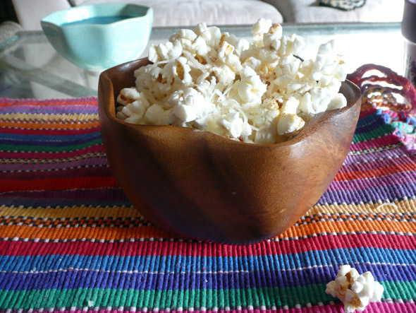 Cheesy Cajun Popcorn