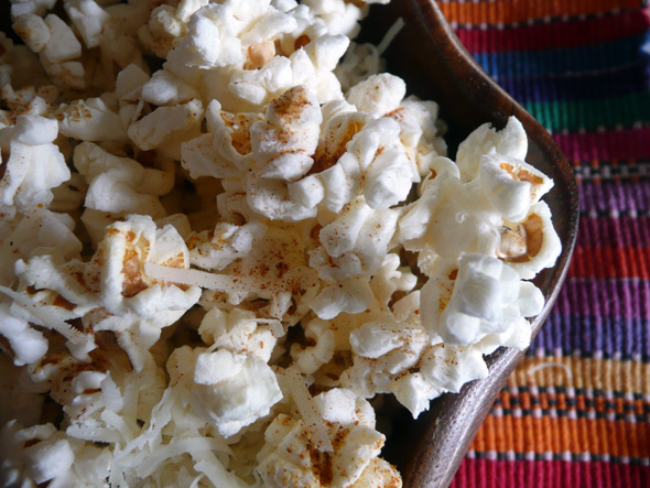 Cheesy Cajun Popcorn