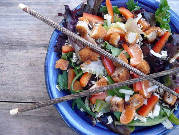 Chinese Tangerine Chicken Salad 