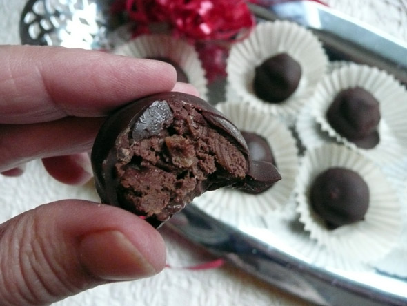 Chocolate Cherry Cabernet Talking Truffles