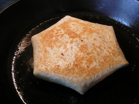 Making a Mexican Crunchwrap Supreme, Step 5