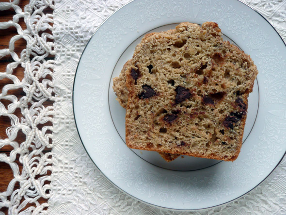 Peanut Butter Chocolate Chip Banana Bread