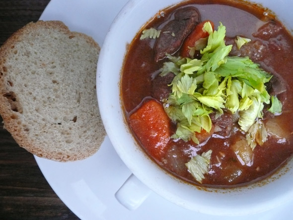 Winter Venison Malbec Stew