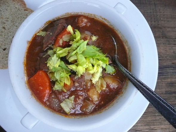 Winter Venison Malbec Stew