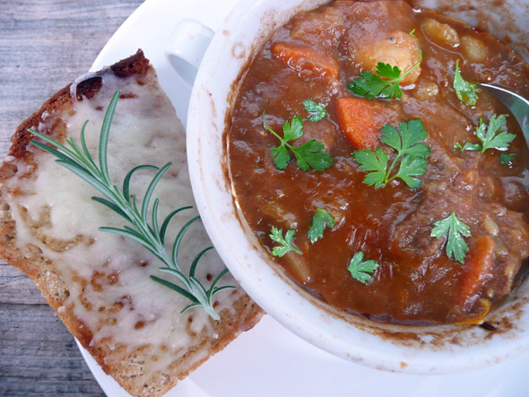 Winter Venison Malbec Stew