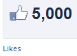 5,000 likes on facebook! :)