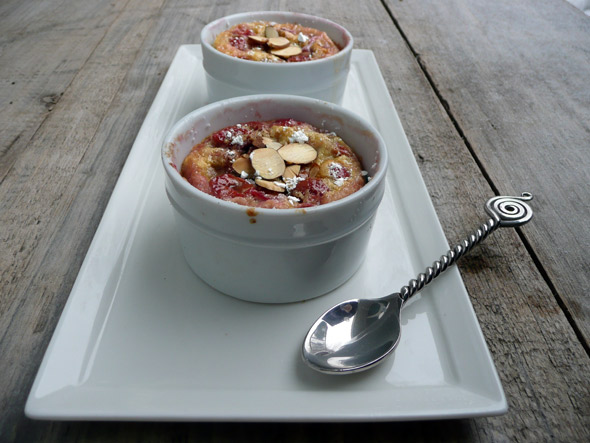 Cherry Almond Clafouti