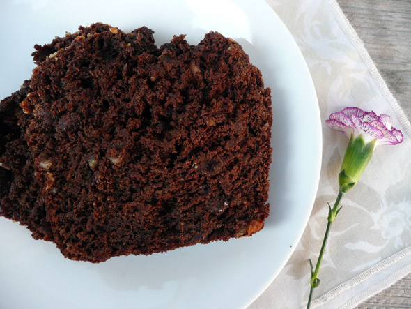 Double Dark Chocolate Hazelnut Banana Bread