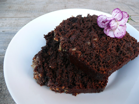 Double Dark Chocolate Hazelnut Banana Bread