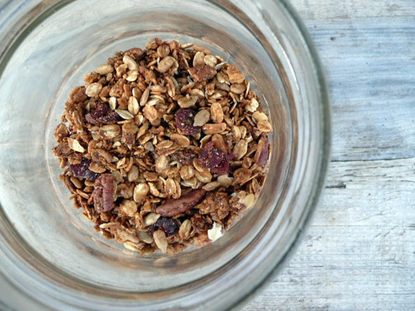 Maple Cranberry Pecan Granola