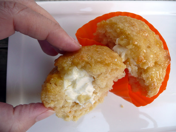 Sunshine Surprise Muffins! Orange & Kumquat with a Cream Cheese Filling