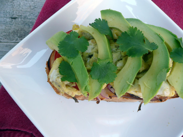 Smoked Gouda Avocado Breakfast Toast