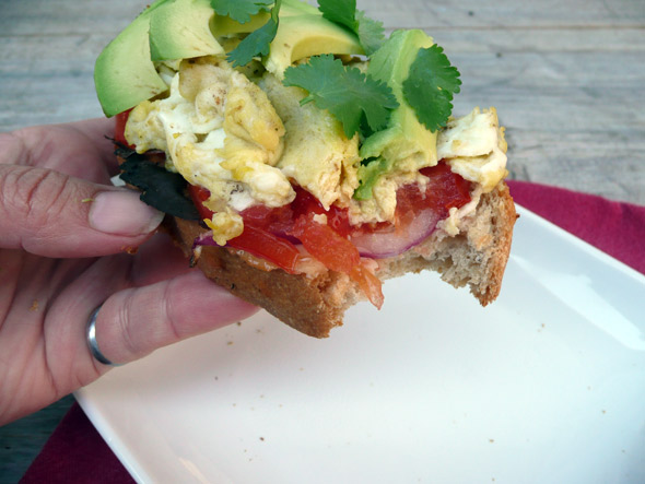 Smoked Gouda Avocado Breakfast Toast